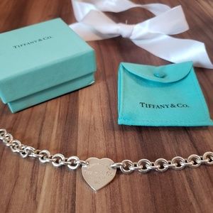 Tiffany's heart bracelet